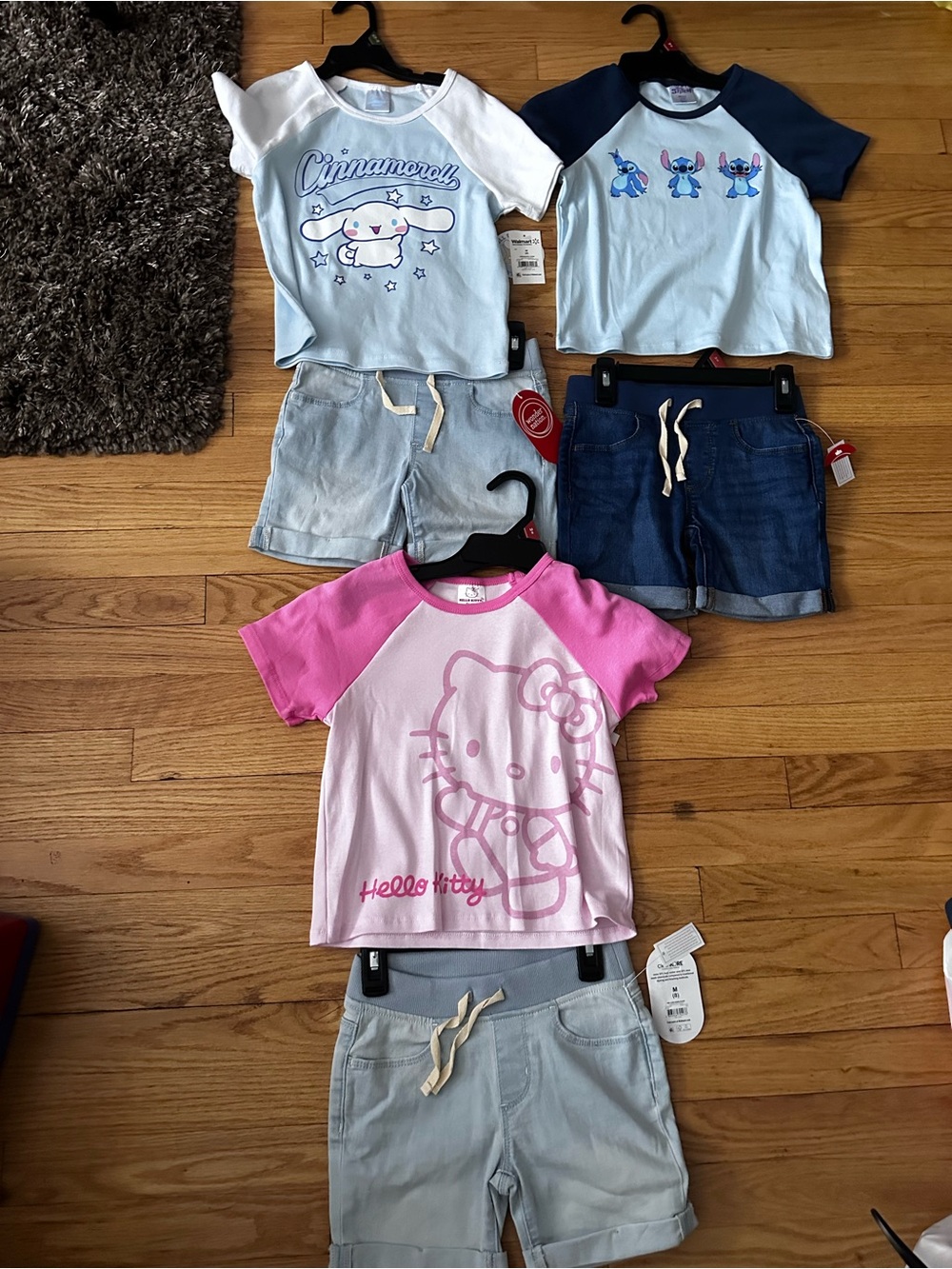 Girls size 8 outfit sets